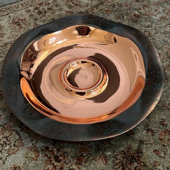 Nambe copper canyon chip and dip - Picture 2 of 7